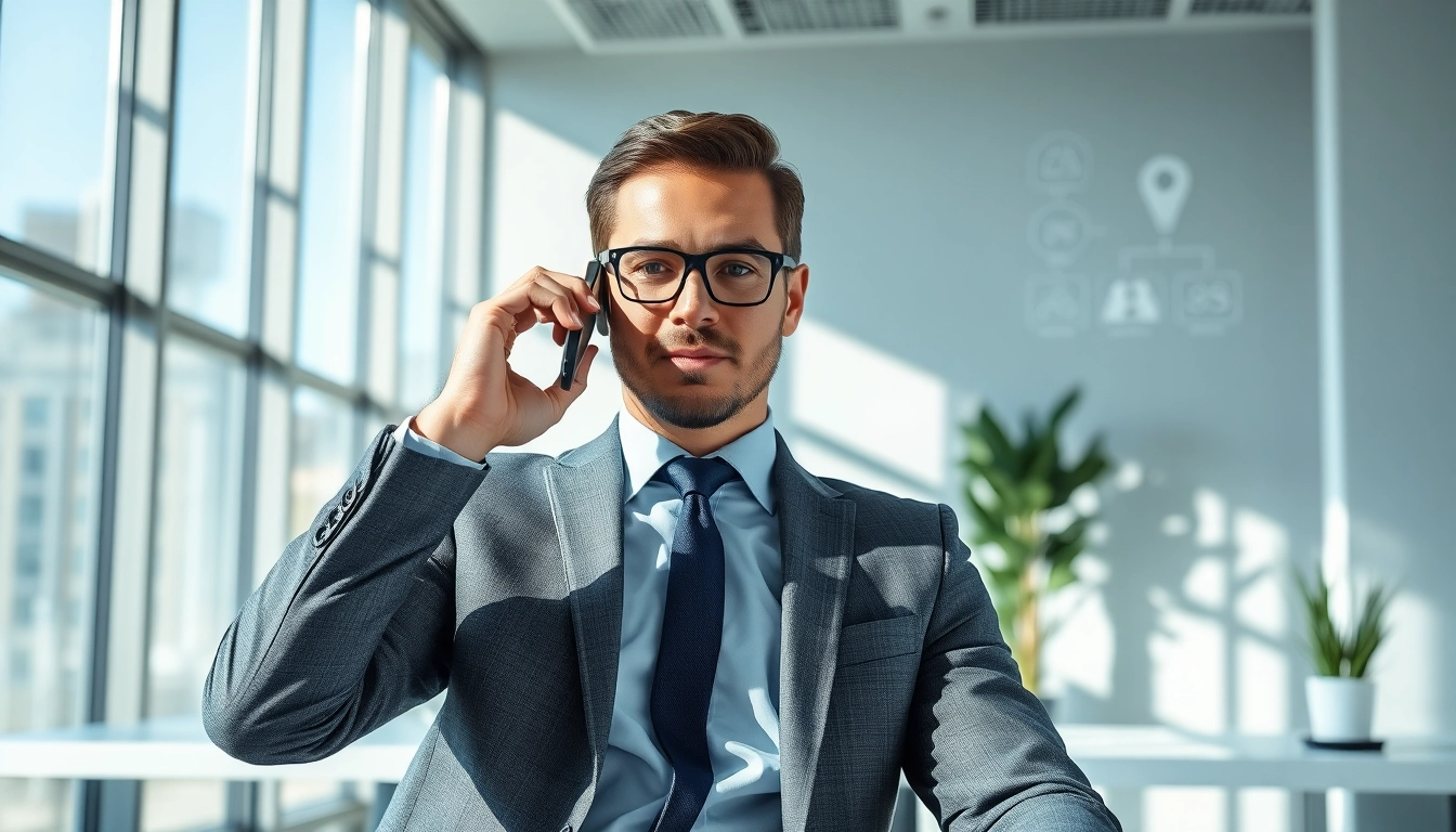 Headhunter Düsseldorf bespricht strategische Personalvermittlung in modernem Büro.