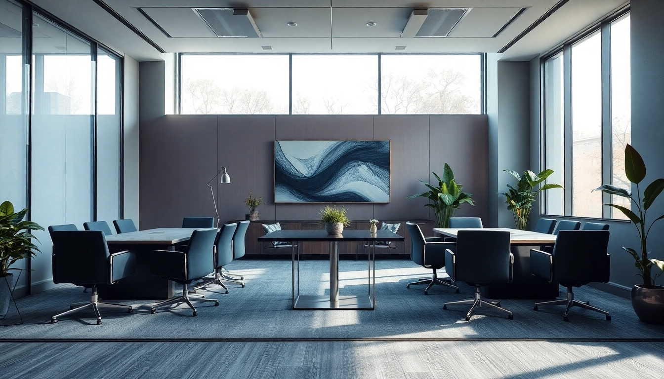 Professionelle Büroansicht für einen Headhunter Essen mit modernem Design und einladender Atmosphäre.