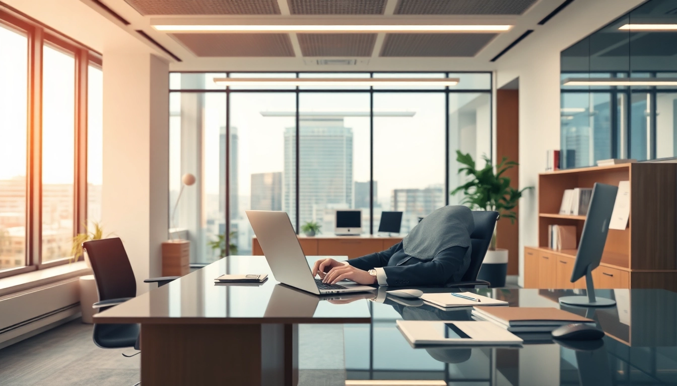 Headhunter Leverkusen präsentiert einen professionellen Headhunter in einem modernen Büro.