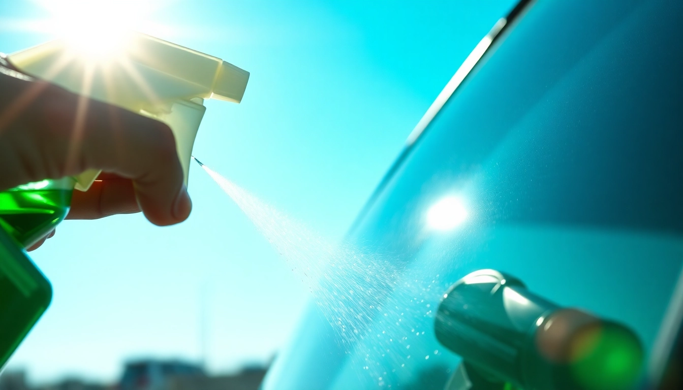 Reinigen Sie Ihr Auto mit dem effektiven Scheibenreiniger Auto für streifenfreie Sicht.