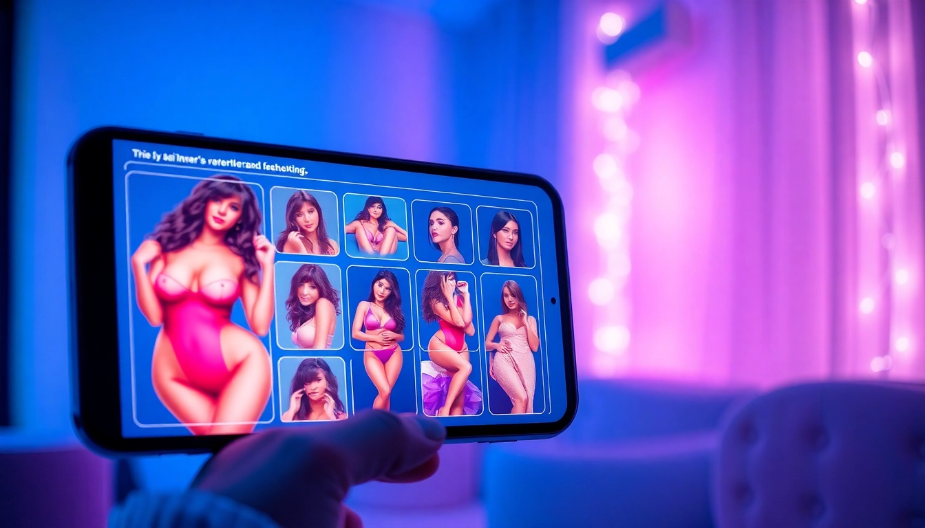 Engaging chat interface for free sex ai interactions with playful characters.